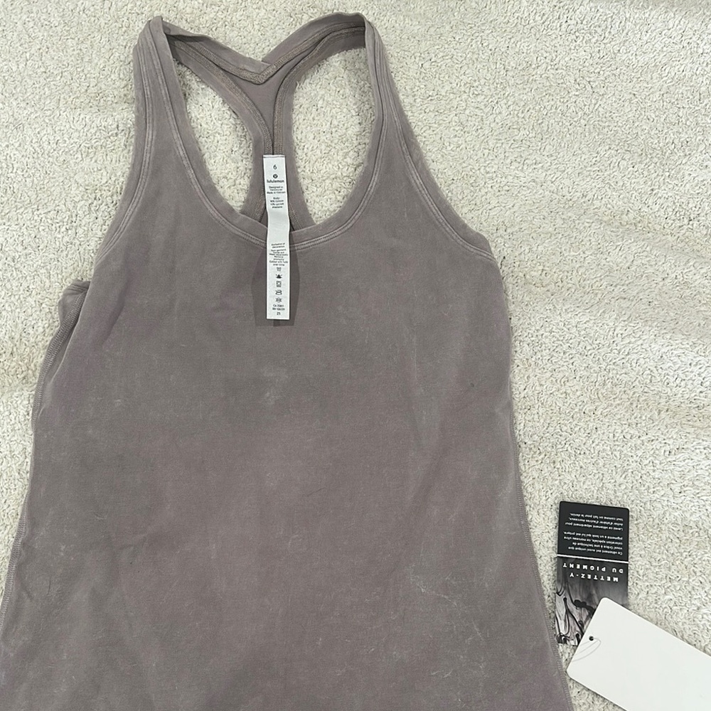 Lululemon Athletica Gray/Purple Tank Top NWT